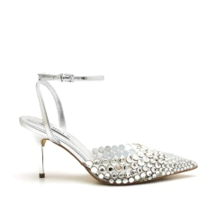 Slingback Geórgia Prata na internet