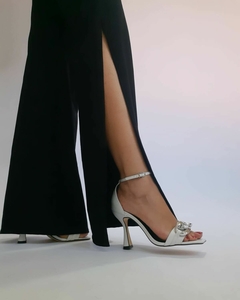 Sandália Chain Couro Branco