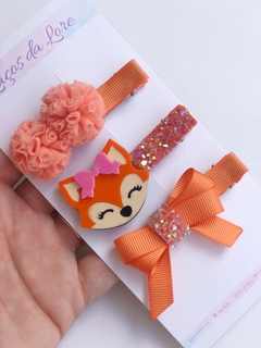 Trio Hair Clips Raposa