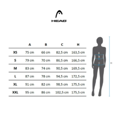 Traje HEAD Dama Explorer LJ 3.2 sin mangas - Ruta3Shop