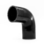 Manguera Siliconada Codo 90 Grados 2.25" 57 mm Mraz Negro - Mraz Racing