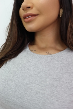 Tshirt Básica Grafite - comprar online