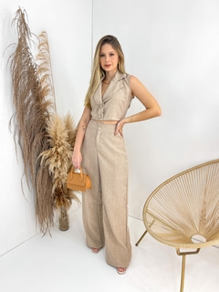 Conjunto com calça em linho premium - comprar online