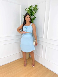 Conjuntinho Midi Azul