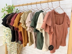 Cropped Suede Cor Marron