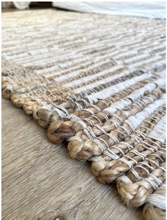 Alfombra yute y algodón - comprar online