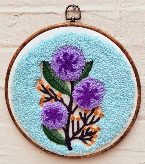 KIT de proyecto Punch Needle Floral