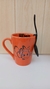 Taza cerámica + cuchara - comprar online