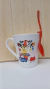 Taza cerámica+ cuchara - comprar online