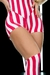 MACACÃO CHARM LISTRADO VERMELHO - comprar online