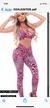 FUSO CÓS FRANZIR LEVANTA BUMBUM MIMOSA ROSA COM VERDE