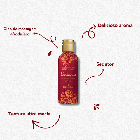 Óleo corporal de Massagem Sedução