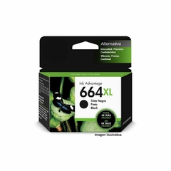 Cartucho 664XL negro Alternativo Hp.