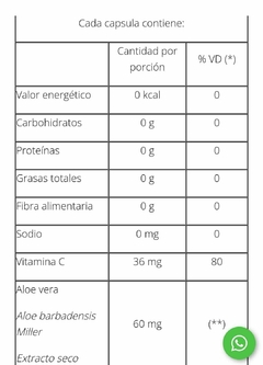 Pack X3 Aloe Vera Máxima Defensas Natier 50 capsulas - comprar online