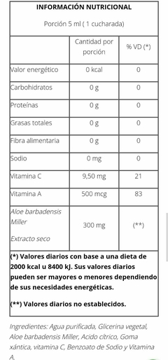 Pack X3 Aloe Vera Natural Máxima Defensa Sistema inmune Natier 500ml - comprar online