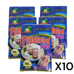 Pack X10 Prostatol Plus Previene Prostatitis 100% Natural 90gr
