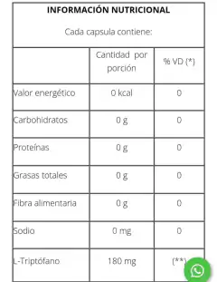Pack X3 Triptófano Natier Mejora Calidad de Sueño 50 Capsulas - comprar online