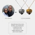 Colar Personalizado Coração Dourado - PMOC Joias