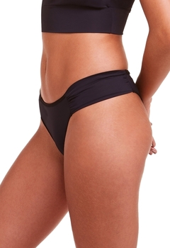 Calcinha Biquini Drapeado Basic Beauty Preto - Plie - comprar online