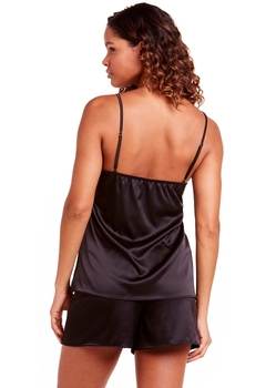 Conjunto Short Doll Dreams Preto Madrugada - Plie - La Messon Intimates
