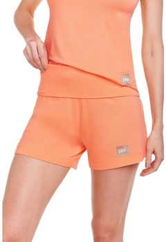 Pijama Curto Regata Viscose Laranja Pêssego - Plie na internet