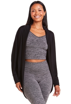 CROPPED ALCINHA SEM BOJO FITNESS YOGA PRETO - PLIE - La Messon Intimates
