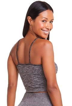 CROPPED ALCINHA SEM BOJO FITNESS YOGA PRETO - PLIE na internet