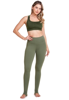 TOP NADADOR COM BOJO REMOVÍVEL FITNESS YOGA VERDE - PLIE - La Messon Intimates