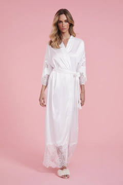 ROBE LONGO NOIVA OFF WHITE - LA ROUGE BELLE - La Messon Intimates