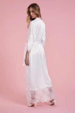 ROBE LONGO NOIVA OFF WHITE - LA ROUGE BELLE - loja online