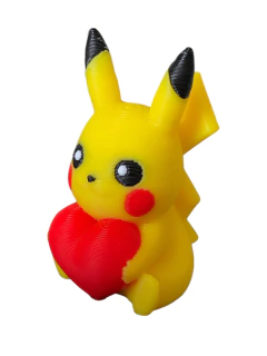 Pikachu San Valentín - Pokémon Chibi - Magicbox3D