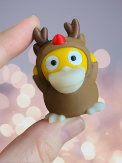 Psyduck Reno Navidad - Pokémon Chibi