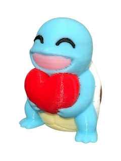 Squirtle San Valentín - Pokémon Chibi - Magicbox3D