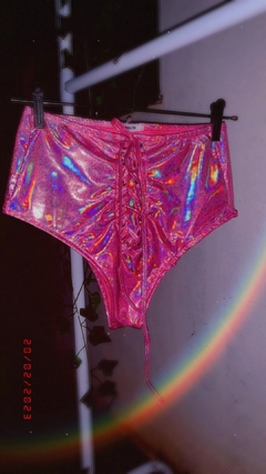Hotpants laminado pink na internet
