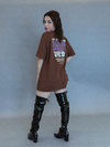 Camiseta Boyfriend Your Mind Marrom