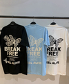 Camiseta oversize butterfly