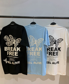 Camiseta oversize butterfly
