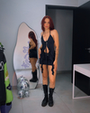 Blusa bata francine preto