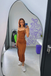 Vestido fenda Scarlett wisk - comprar online