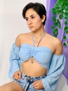 CROPPED ANNA AZUL