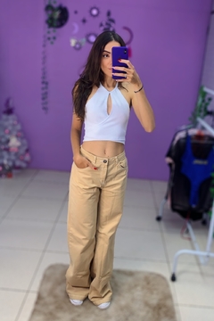 Cropped transpassado - BY Famelli