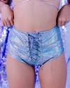 Hotpants laminado preto foil
