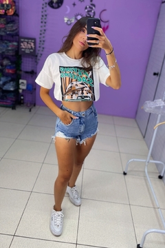 Short mom jeans rasgos - BY Famelli