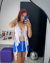 Blusa bata francine branco