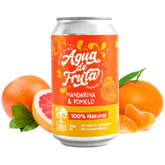 Agua de Fruta MANDARINA y POMELO x 354ml