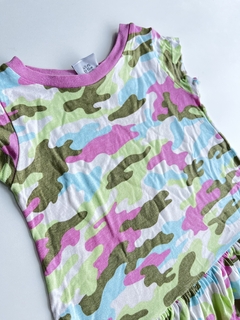 Vestido camuflado rosa mc Grisino 2a (140) - comprar online