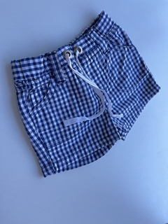 Bermuda cuadros azul Crayon 3m(103)