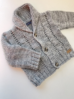 Cardigan gris tejido mimo t12m (49)
