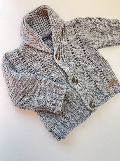 Cardigan gris tejido mimo t12m (49)