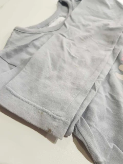 Remera ml celeste "La vie rose" Crayon 4a(161) en internet